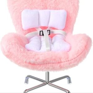 Pink Car Seat Office Chair Combo for Labubu Doll‎ 17cm